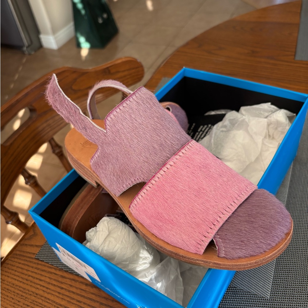 Pink and Purple Women's Sandal